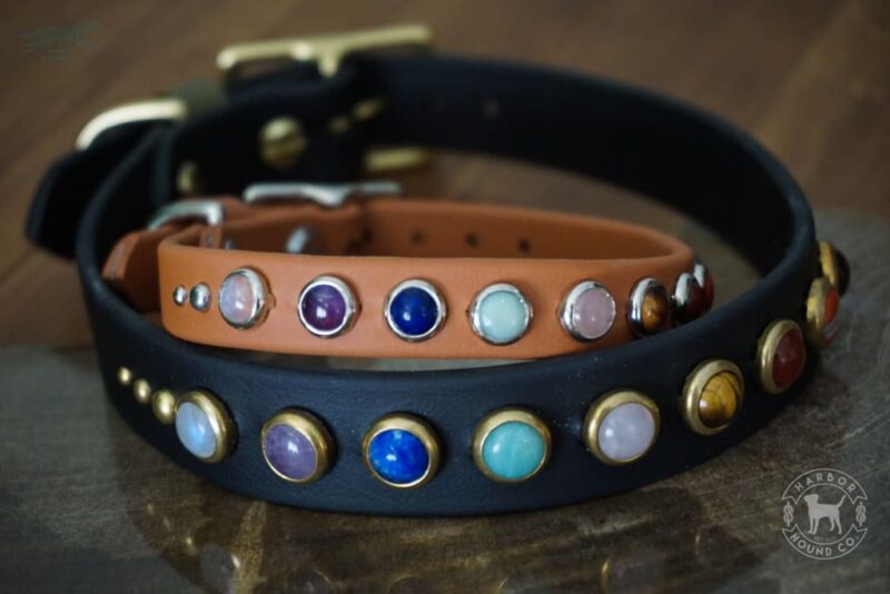 1" CHAKRA Gemstone Buckle Collar - Image 6