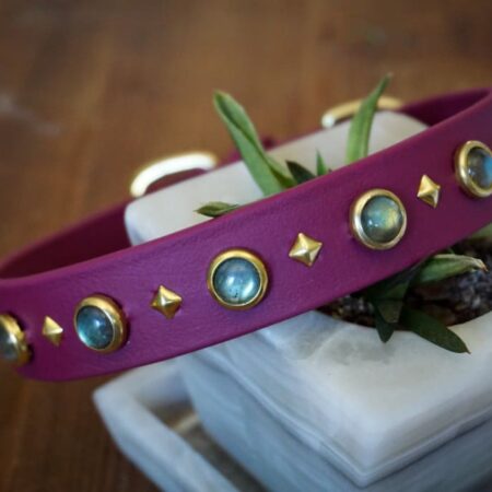 1" GAIA Gemstone Buckle Collar