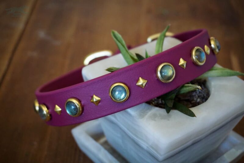 1" GAIA Gemstone Buckle Collar
