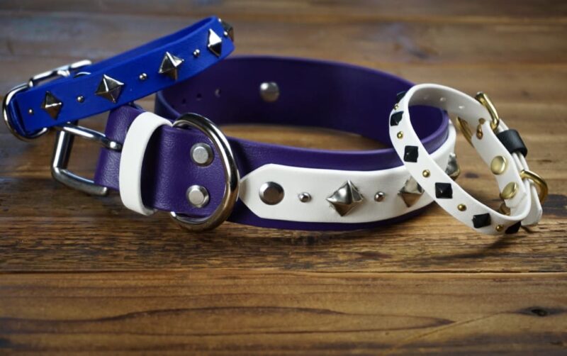DEOMALI Layered 1.5" Studded Buckle Collar - Image 13