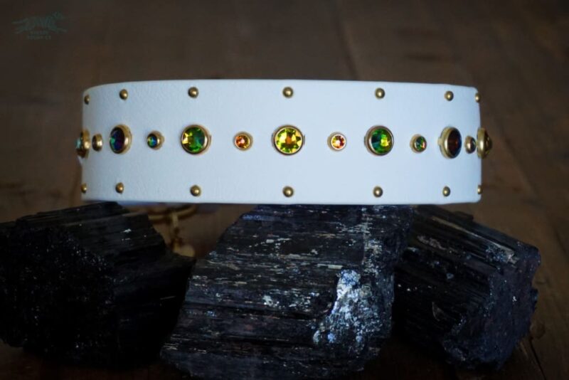 SHASTA 1.5" Crystal Studded Buckle Collar - Image 2