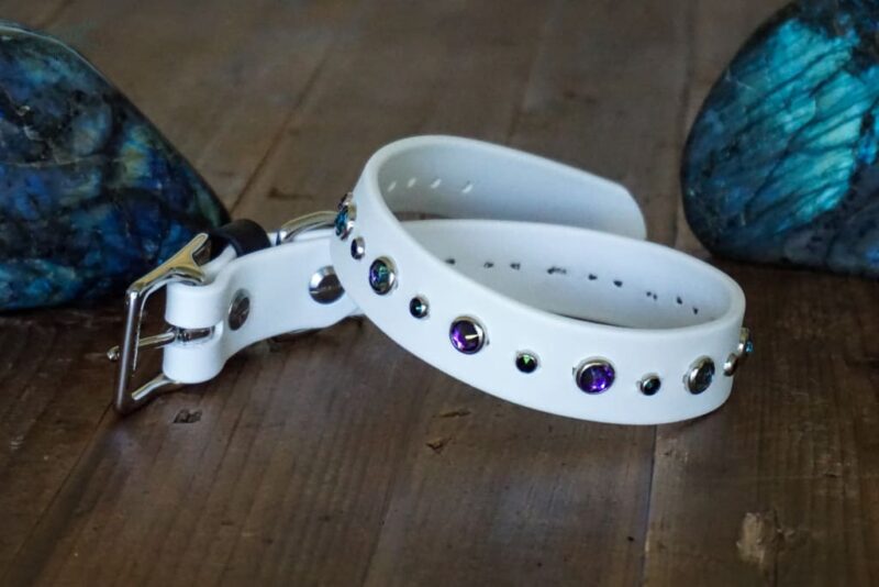 TALA 1" Crystal Studded Buckle Collar - Image 5