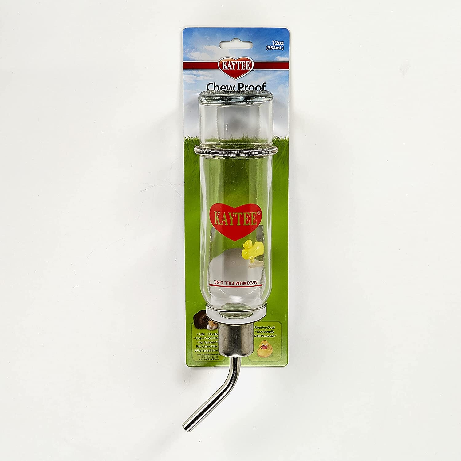Kaytee Chew-Proof Water Bottle Clear - 12 Oz