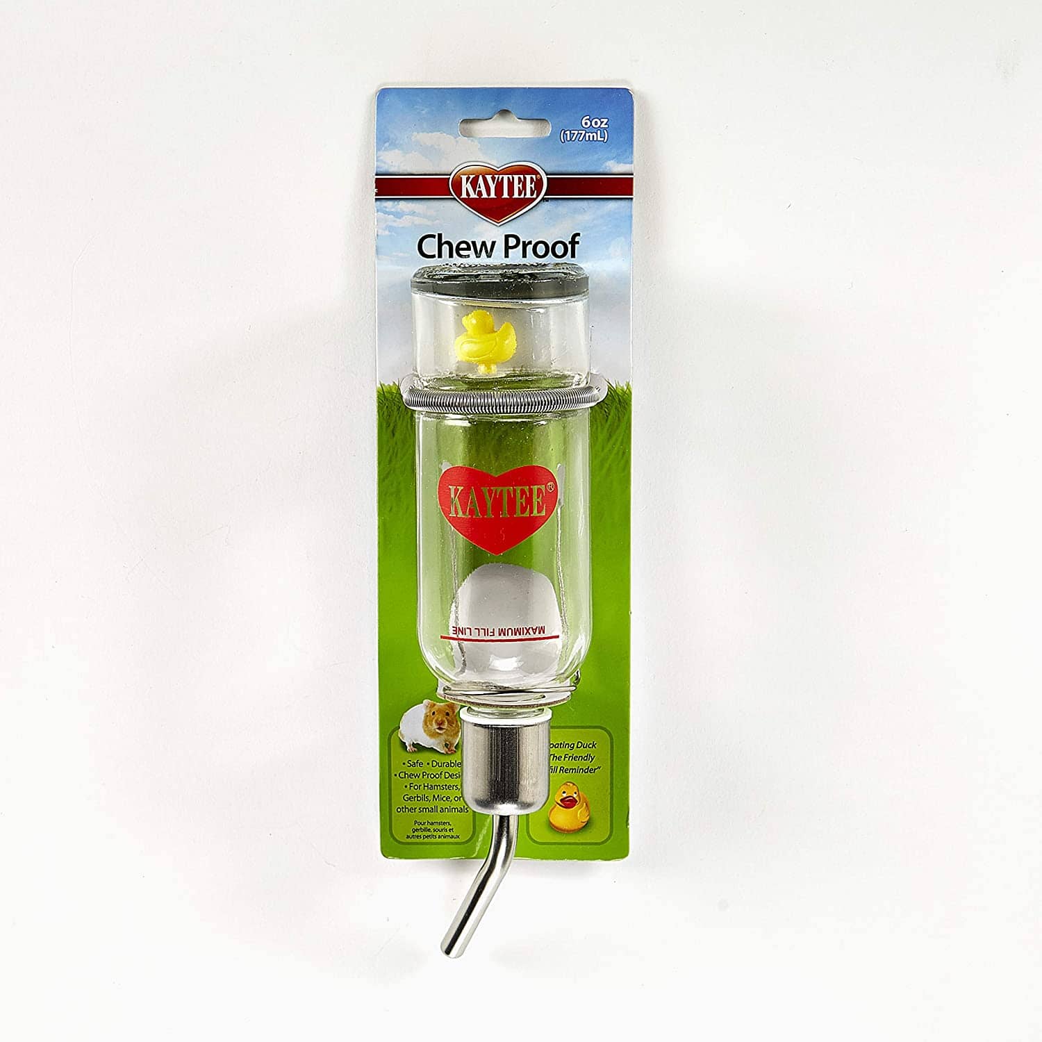 Kaytee Chew-Proof Water Bottle Clear - 6 Oz