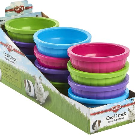 Kaytee Cool Crock - Medium - 4.5 in X 2 in - 12 Piece