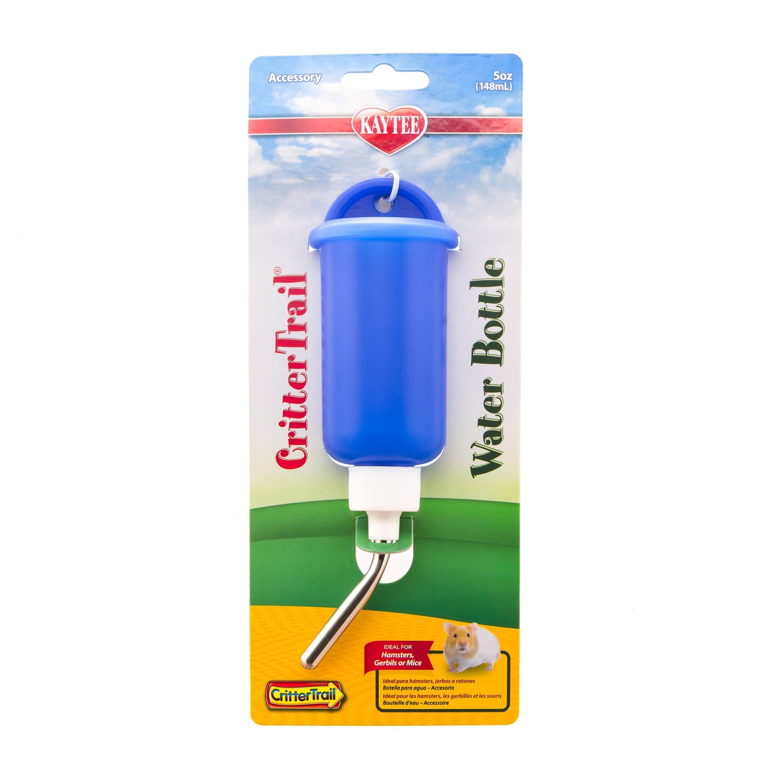 Kaytee CritterTrail 5-Ounce Water Bottle Blue - 5 Oz