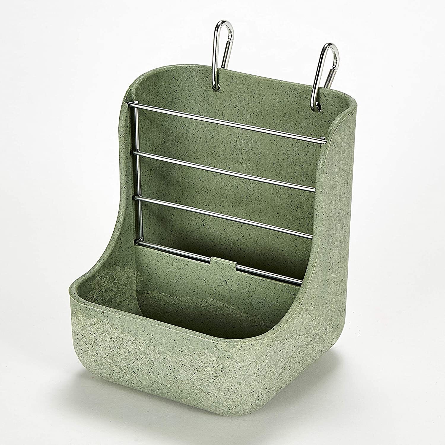 Kaytee Hay & Food Bin Feeder With Quick Locks - 5.75 in X 6 in X 7 in