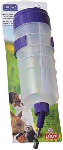 Lixit Quick Lock Flip Top Water Tank with Valve - 32 fl oz