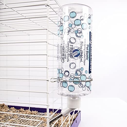 Ware Crystal Clear Plastic PET Small Animal Water Bottle - 32 Oz